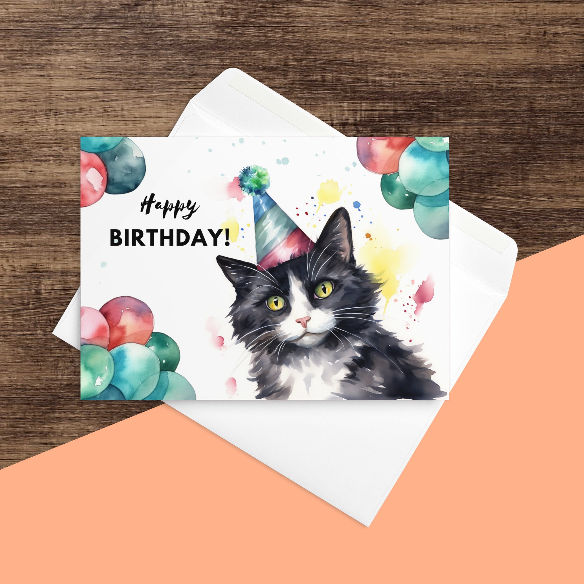 Cat In The Hat Birthday Card Printable Premium Vector | Happy Birthday