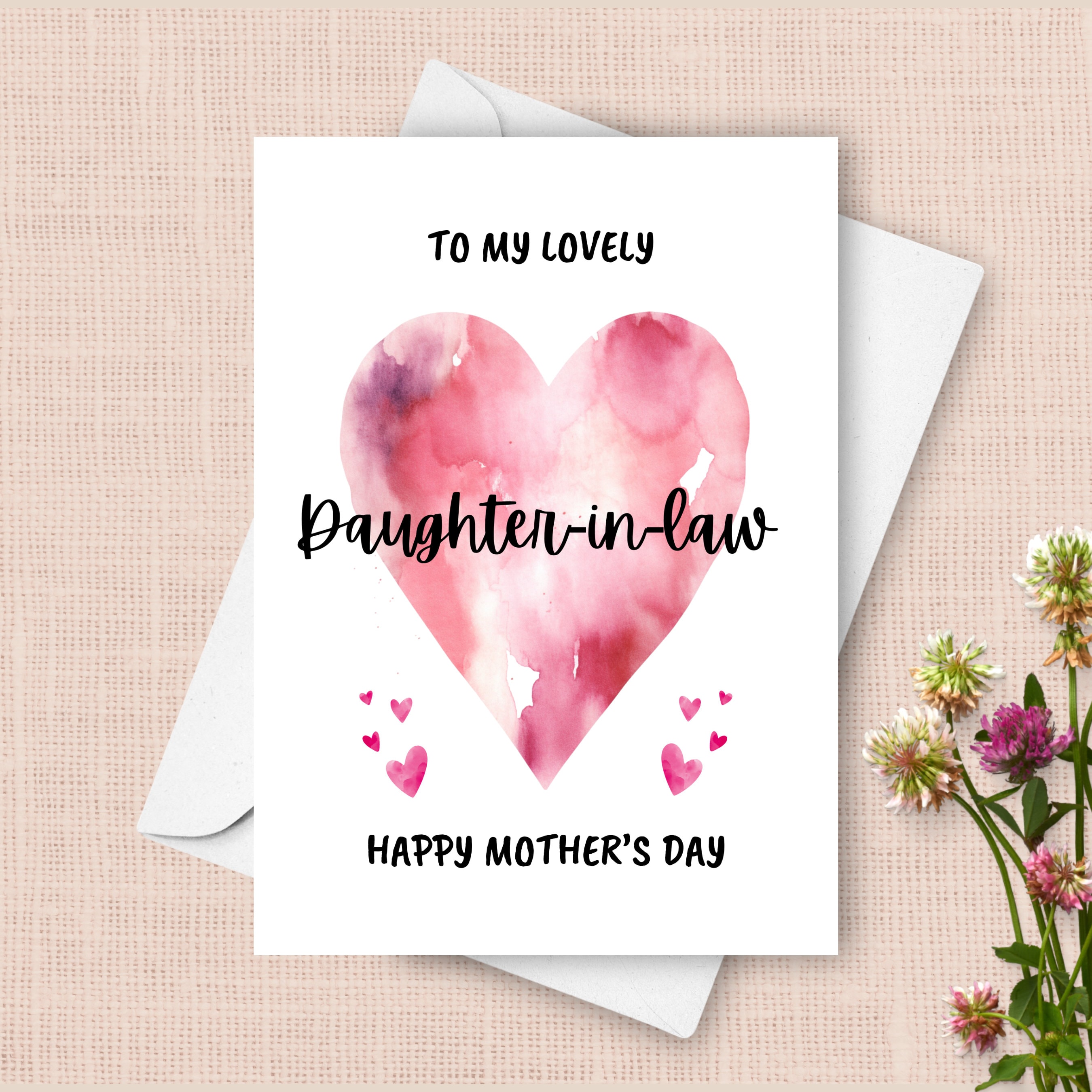 Daughter In Law Mothers Day Card