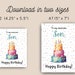 Printable Birthday Card for Son, Instant Digital Download Print at Home ...
