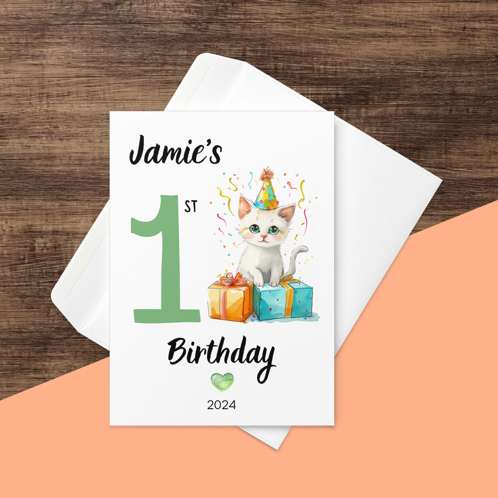 UK Greetings Biglietto di auguri per il primo compleanno - Festeggiate