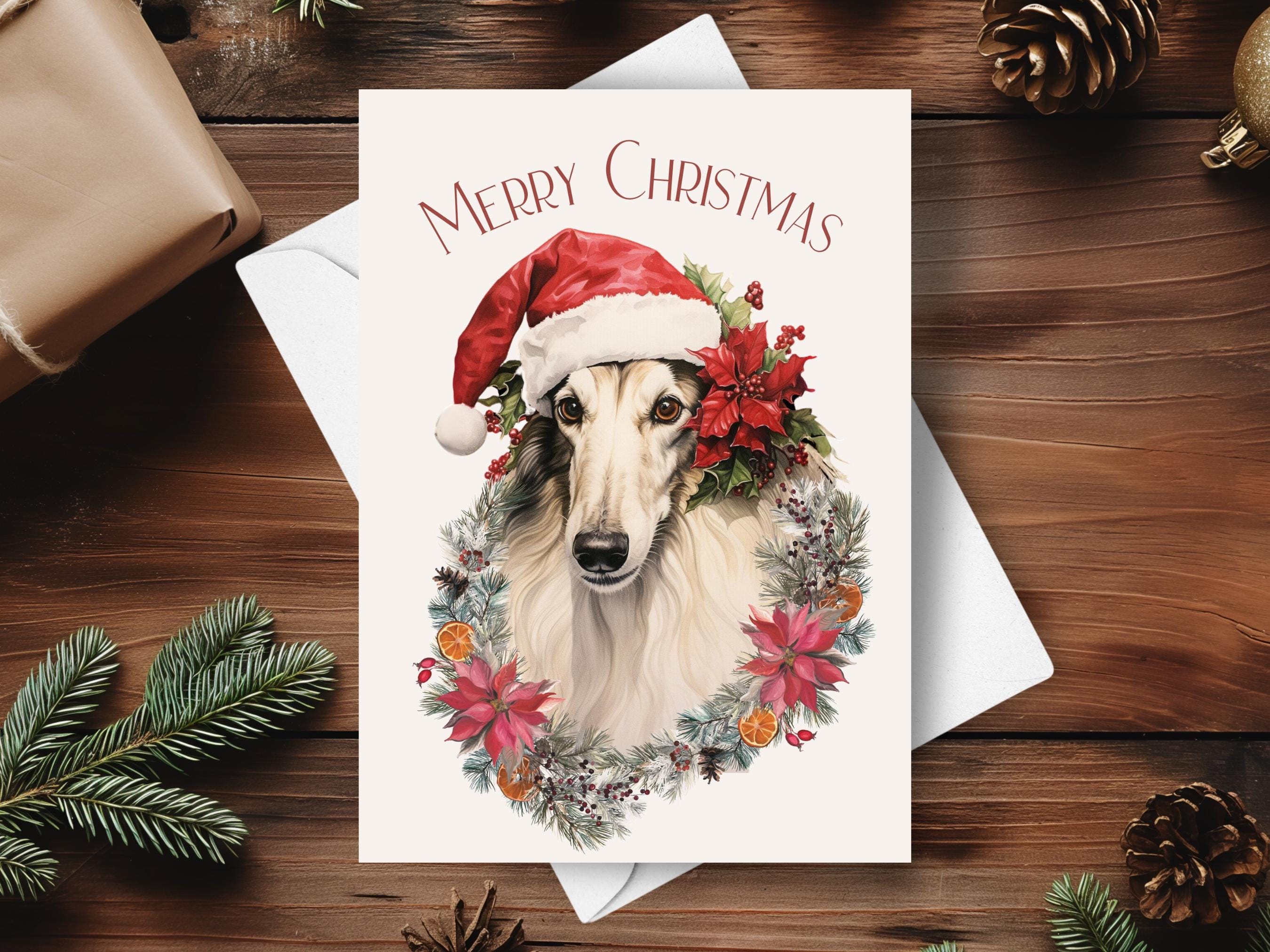 Borzoi art - Etsy 日本