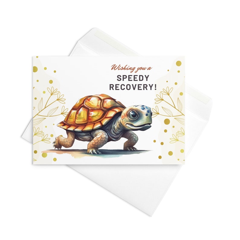 Funny Surgery Recovery Card, Tortoise Race Speedy Recovery, Turtle Get ...