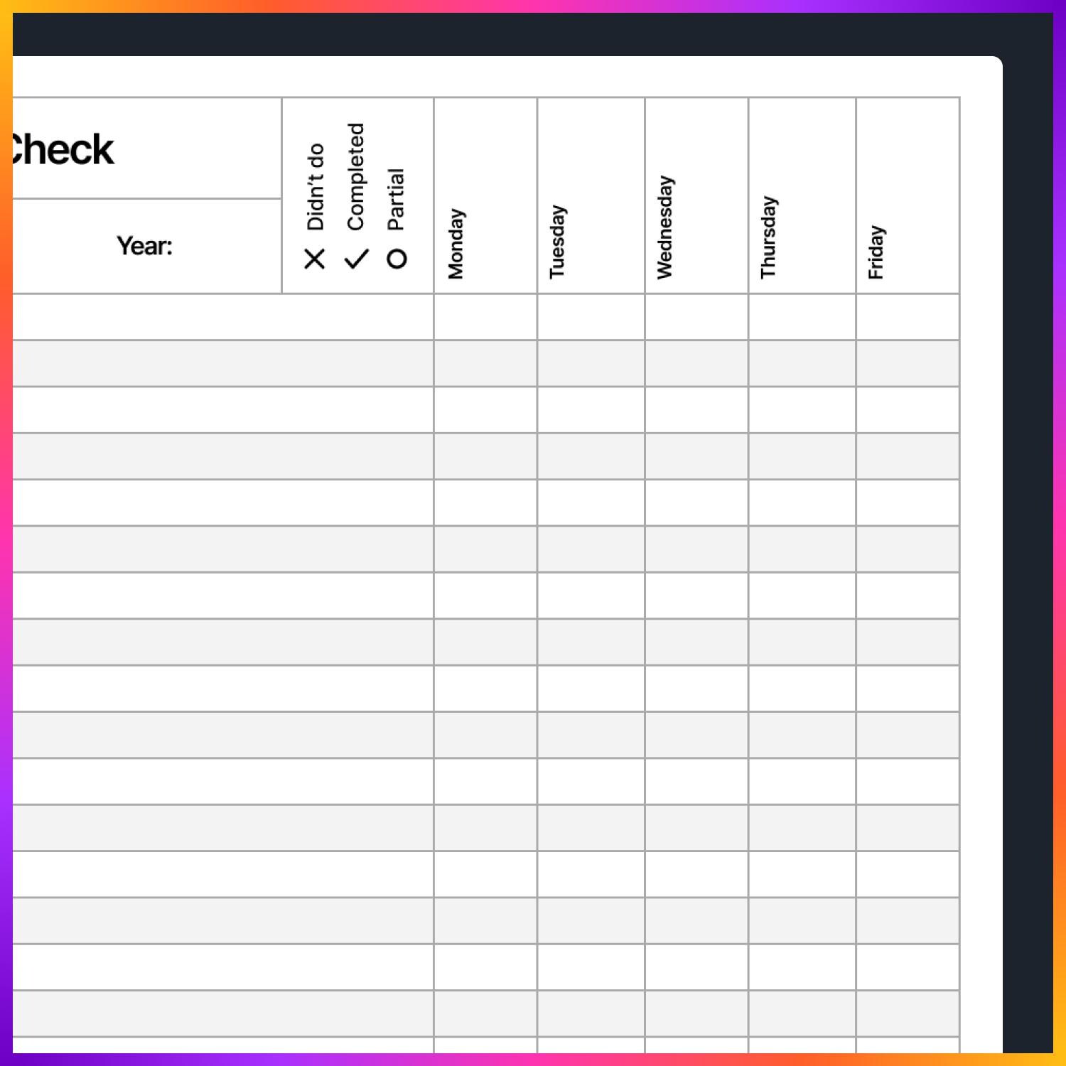 Editable Weekly Homework Checklist for Teachers | Track Homework for 30, 25, 20, or 15 Students ...
