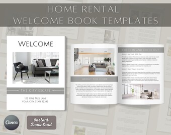 Ferienunterkunft Vorlage | Airbnb-Willkommensleitfaden | Air Bnb Printables | Vrbo Willkommensbuch | Airbnb Haus Handbuch | Beschilderung | Hostien Schilder | WB02