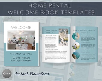 Ferienunterkunft Vorlage | Airbnb-Willkommensleitfaden | Air Bnb Printables | Vrbo Willkommensbuch | Airbnb Haus Handbuch | Beschilderung | Hostien Schilder | WB03