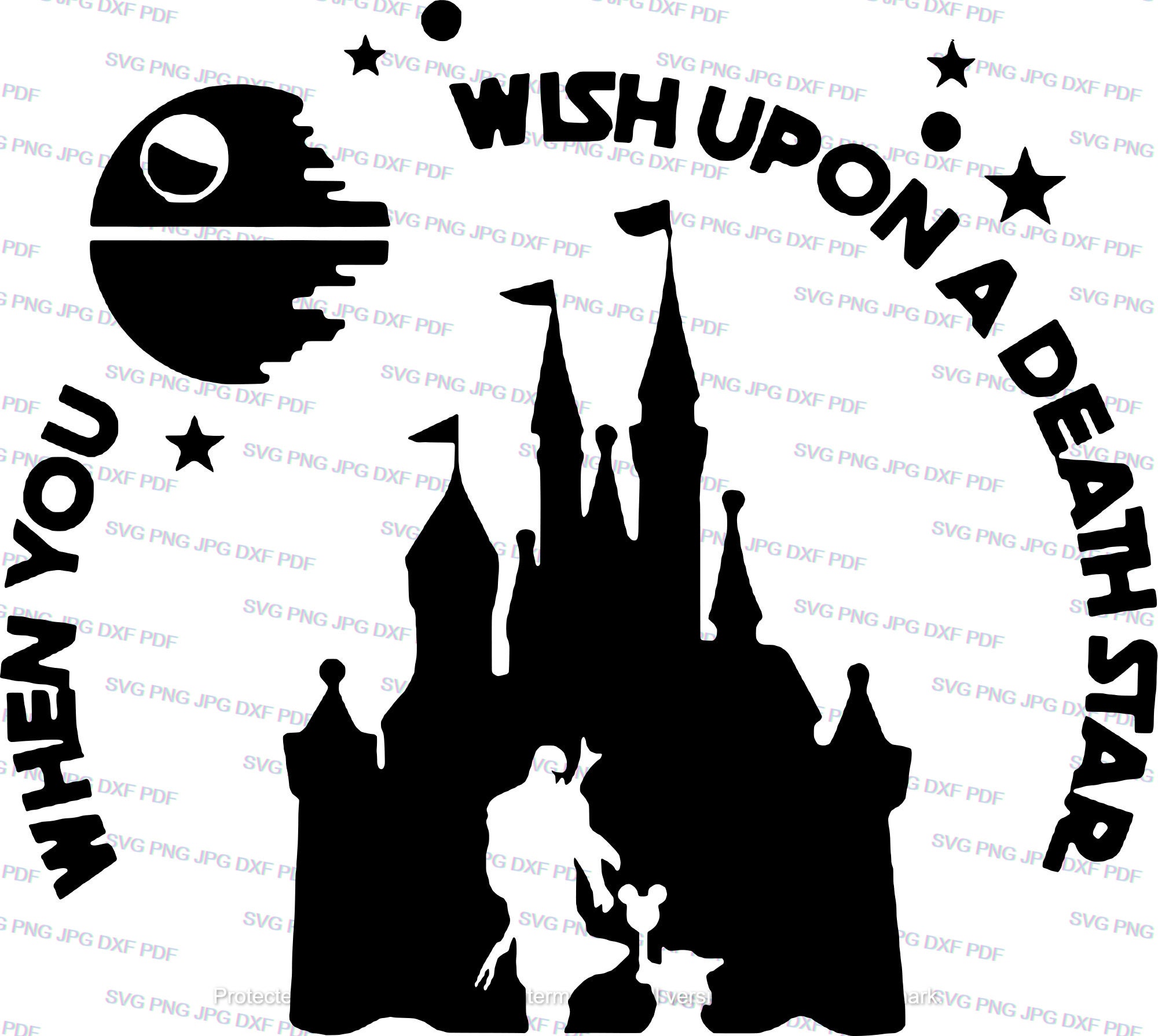 When You Wish Upon A Death Star Svg