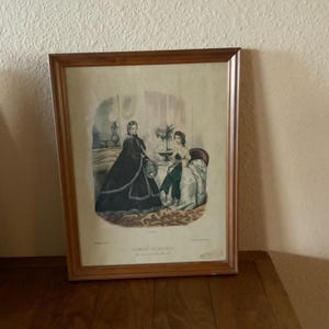 Antique La Mode Illustree 1867 No 321 French fashion Victorian prints