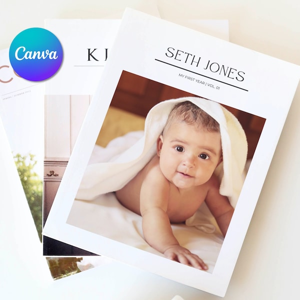 Baby Album Template Etsy