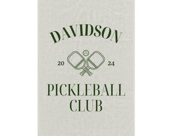 Personalized Pickleball Rally Towel Wedding Gift, Custom Family Name Pickle Ball Sweat Towel, Outdoor Sport Set, Tournament Player Gym Merch