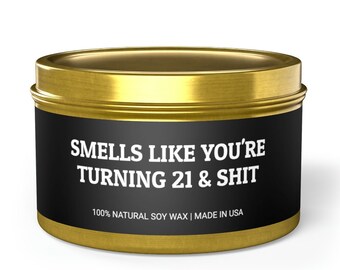 21 Birthday Funny Gift, Funny Gift for 21st Birthday, Funny Candle, Twentieth Birthday, Funny Birthday Gift, Birthday Candle