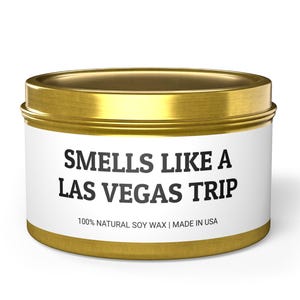 Las Vegas Trip, Las Vegas Vacation, Family Trip to Las Vegas, Las Vegas Candle, Funny Candle, Travel Inspired Gift, Vegas Souvenir