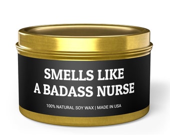 Nurse Funny Gift, Smells Like A Badass Nurse, Funny Gift For Nurse, Nurse Gift, Nurse Graduation Gift