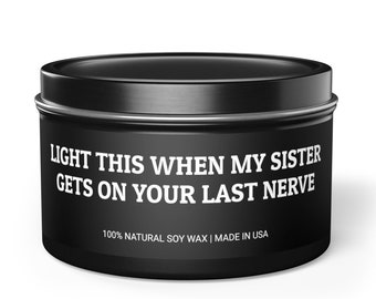 Future Brother In Law Candle, Funny Marriage Humor, Sarcastic Gift for Him