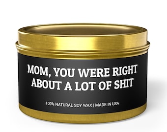 Candle From Kids to Mom, Gag Gift for Mom