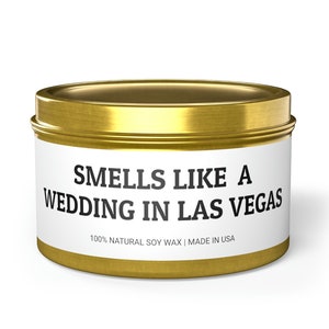 Smells Like A Wedding in Las Vegas, Las Vegas Wedding Favors, Las Vegas Wedding Trip, Wedding Party, Bridal Shower Party, Wedding Gift
