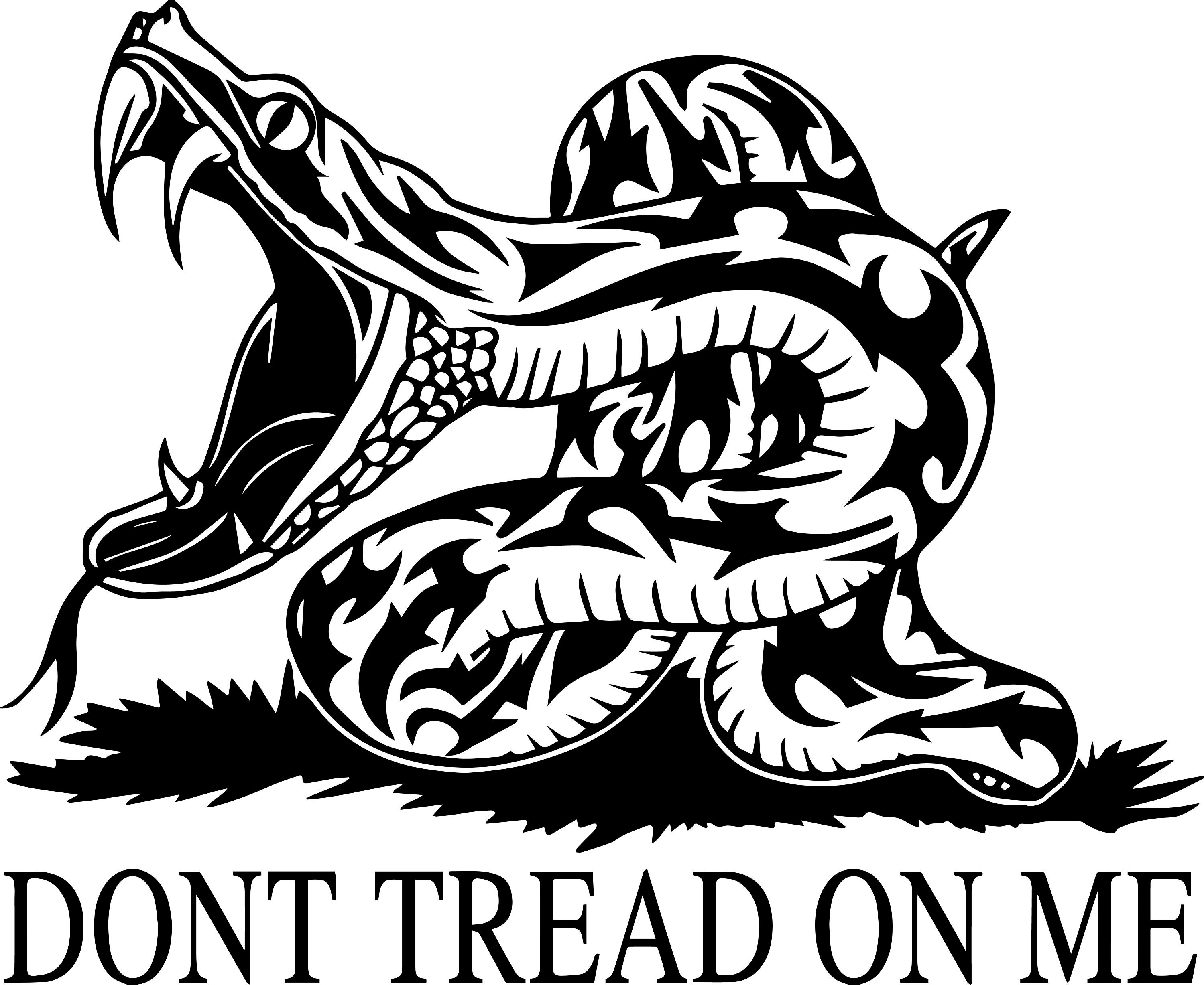 Dont Tread on Me Digital File for Silhouette Cricut and - Etsy