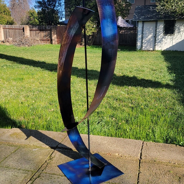 Outdoor Metal Sculpture Etsy