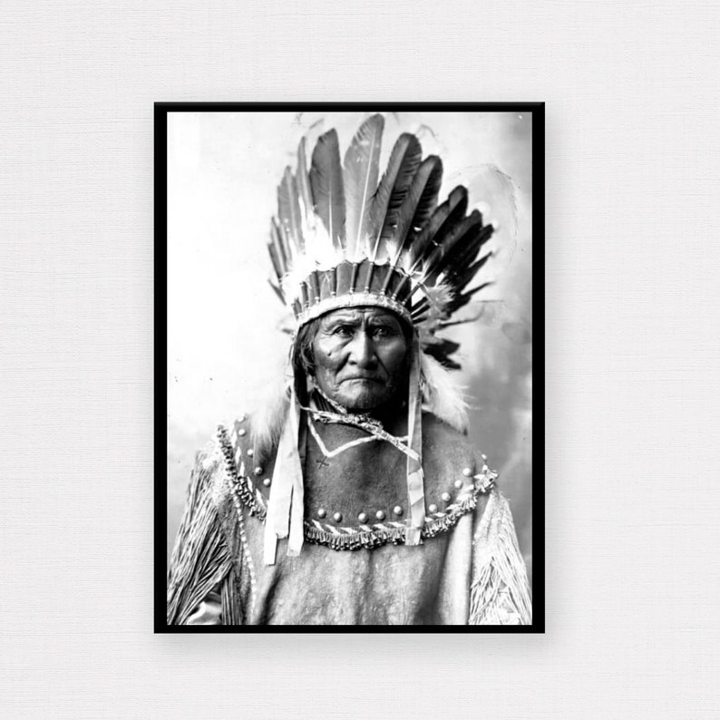 Geronimo Apache Historical Printable Wall Art - Etsy