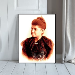 Ida B. Wells African American Black History Printable Wall Art