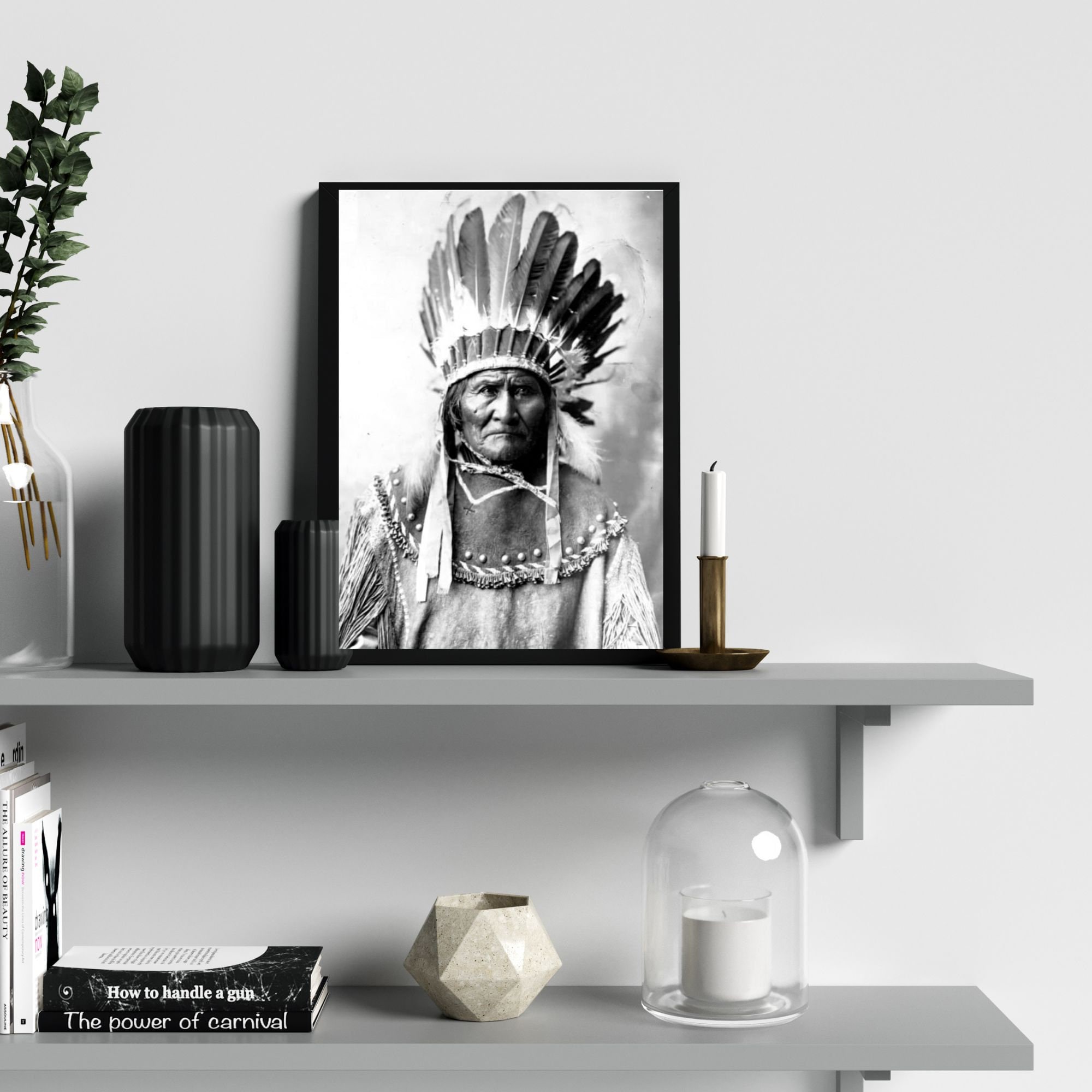 Geronimo Apache Historical Printable Wall Art - Etsy