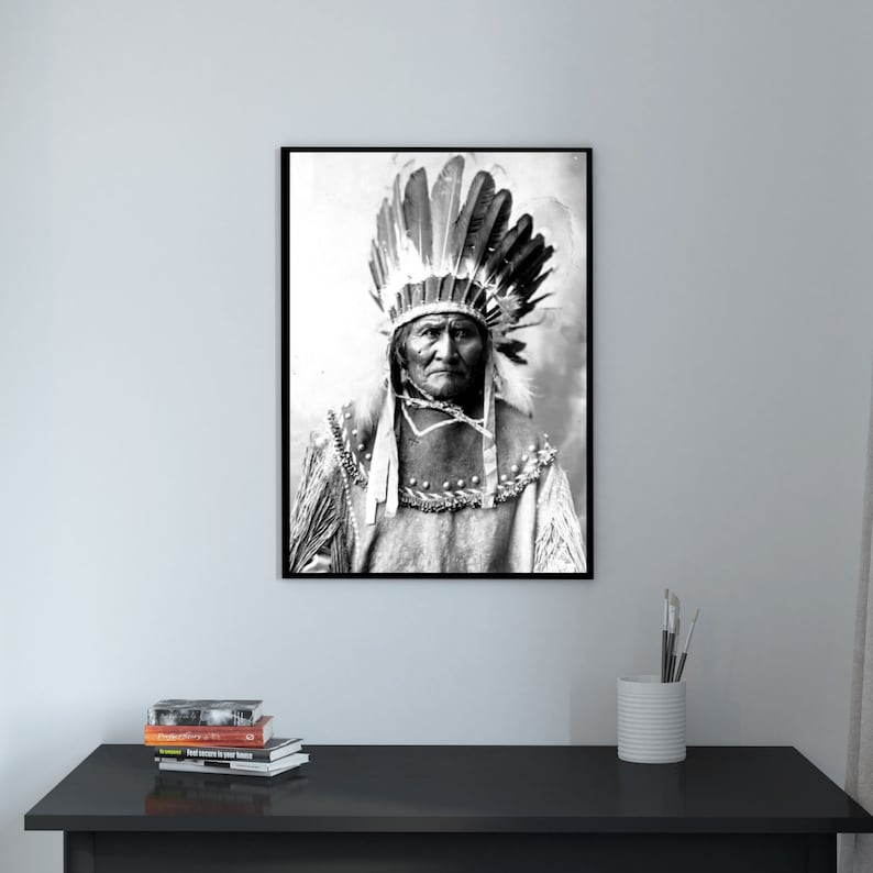 Geronimo Apache Historical Printable Wall Art - Etsy