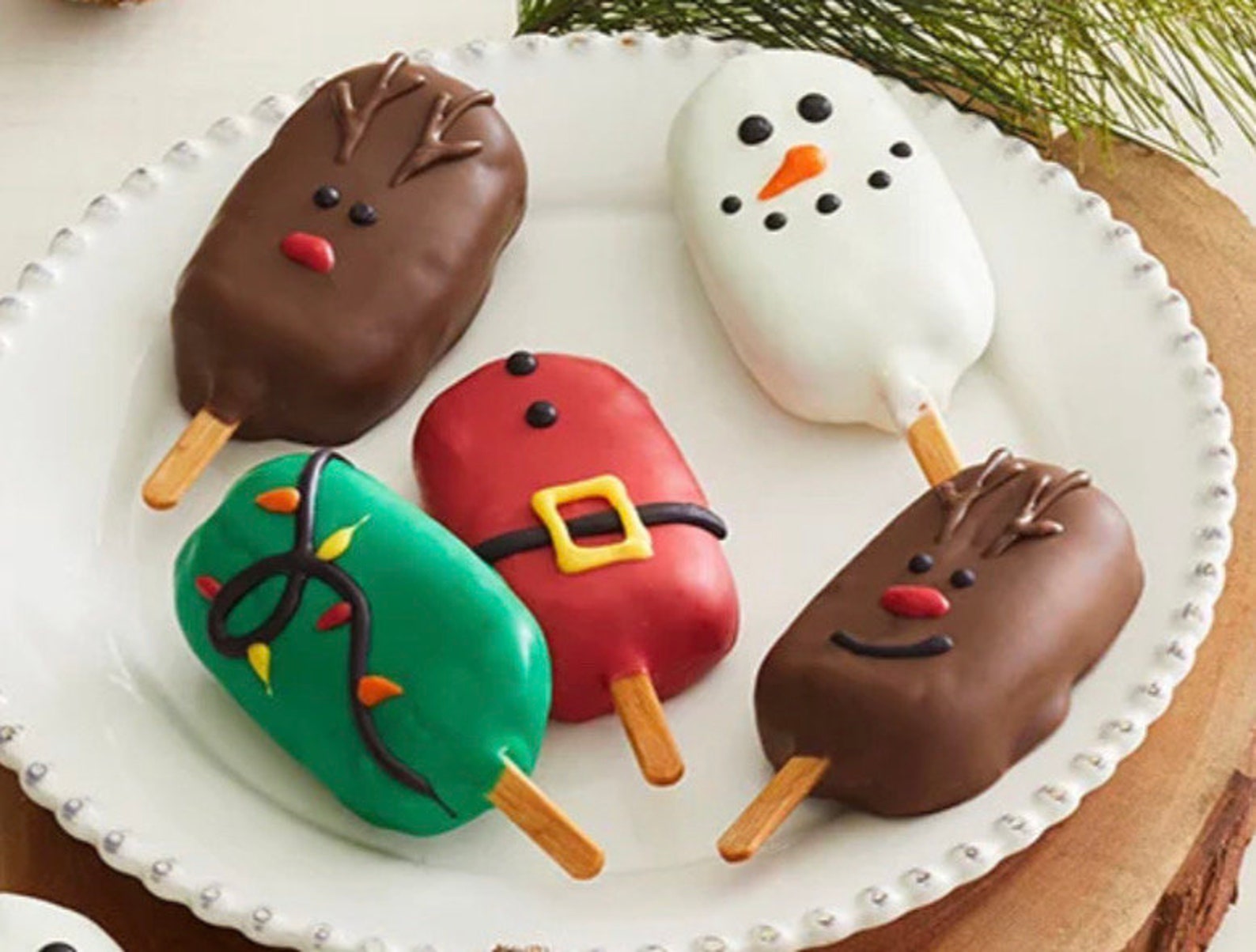 Christmas Favors and Gifts. Theme Cakesicles half a Dozen Teacher