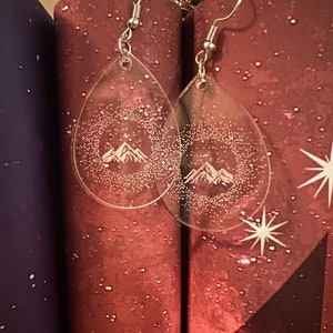 Night Court Acrylic Earrings