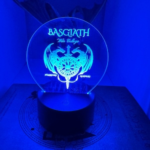 Fourth Wing inspired  LED Acrylic Light / Lamp
