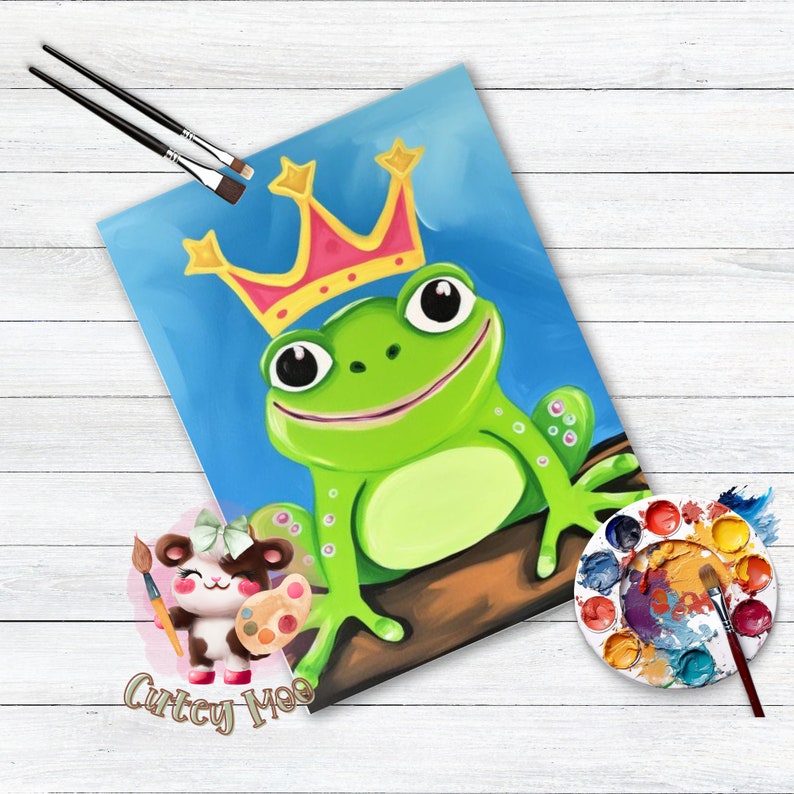 DIY Paint Party Printable for Kids | Diy Canvas | Paint Kit | Instant ...
