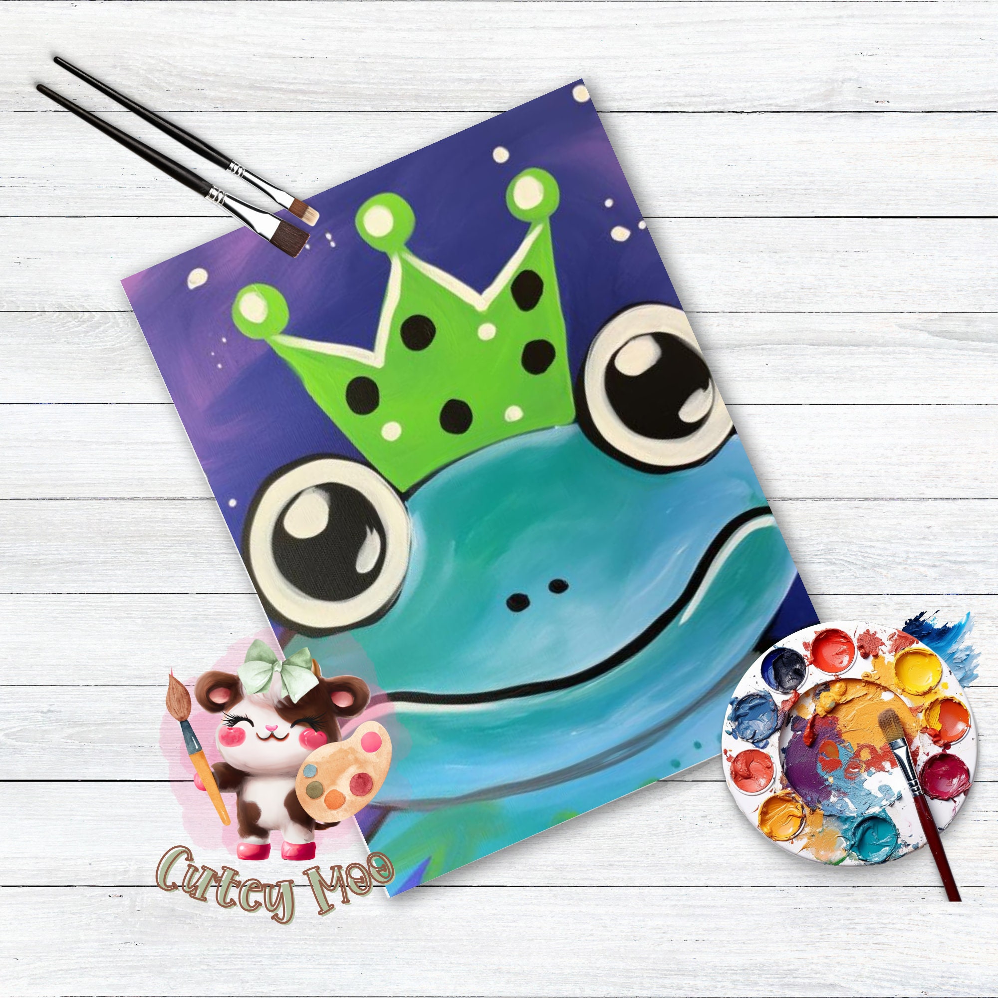DIY Paint Party Printable for Kids | Diy Canvas | Paint Kit | Instant ...