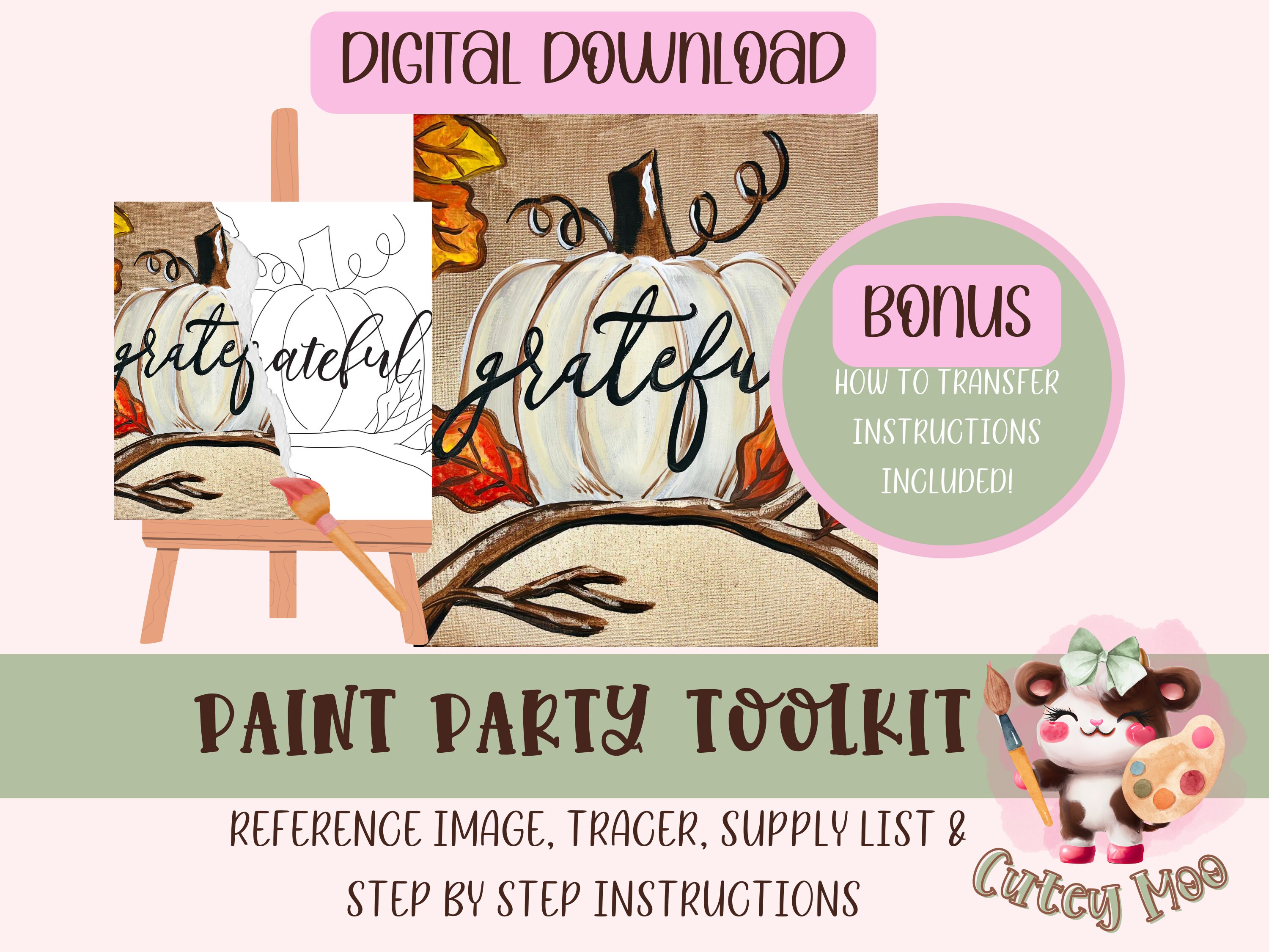 Kids/home Paint Kit/pick3 Designs/hand-drawn Canvas/kids Birthday Art  Party/diy Paint/acrylic Paint Kit 