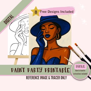 Páginas para colorir para adultos | Folhas de arteterapia para mulheres elegantes | Download digital de atividade relaxante