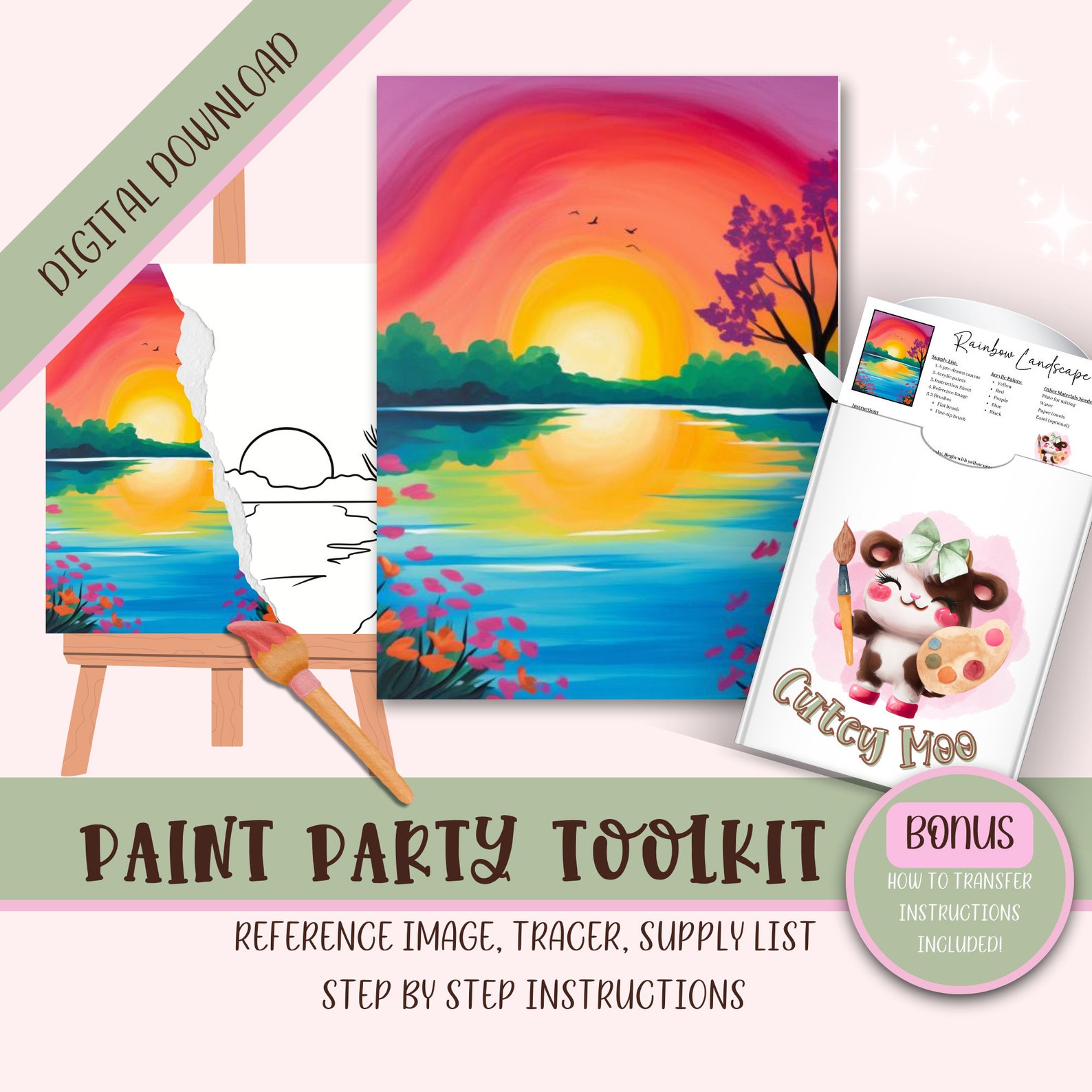 Diy Adult Paint Party Printable Images Kit Sip And Paint Predrawn Png Il 1588xN.5902503852 6vne