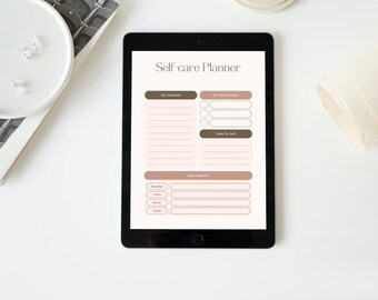 Self Care Planner | Printable Planner | Self Care Planner Printable | Self Care Printable | Wellness Planner | Self Care Journal