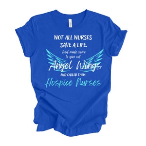 Hospice Nurse Angel Wing Shirt., Hospice Care, Hospice Nurse Gift Ideas, Appreciation Gift for RN, Registered Nurse, Nurse Life Tee, Hospice