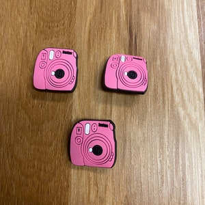 Charm para zapato de cámara rosa