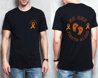 Custom Team Name Leukemia T Shirt, Leukemia Support Shirt, No One Fights Alone Team Name T Shirt, Custom Name Leukemia Shirt