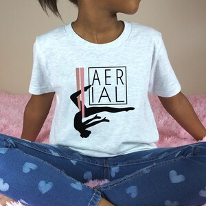 Customizable Aerial Dance Gym Shirt, Aerial Dancer T Shirt, Gift for Aerialist, Youth Aerial Shirt, Acro Silks Shirt, Girls Aerial Shirt