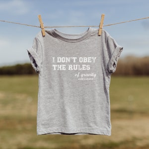 Aerial Dance Shirt, I Don&#39;t Obey the Rules of Gravity Youth T Shirt, Gift for Dancer, Aerialist shirt, Aerialist Gift, Gift for her