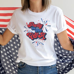 Party in the USA t shirt, Matching 4th of July Shirts, Matching family Shirts, 4th of July t shirt, Patriotic shirts, Cool 4th of July tee