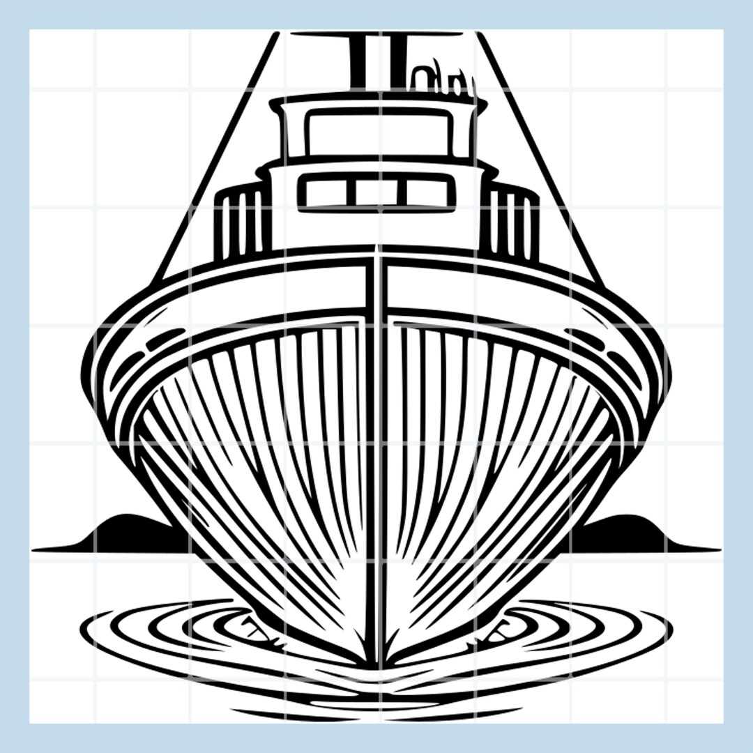 Boat Headon SVG Etsy