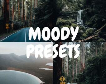 Moody Mobile & Desktop Lightroom Presets, Dark Preset, Instagram presets, Lightroom mobile presets, Forest Preset, Green Presets