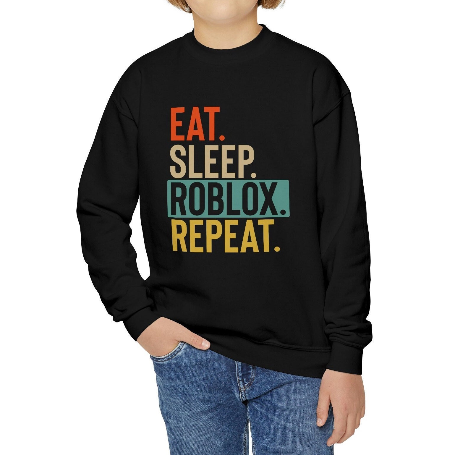 Tshirt ROBLOX Boys Clothes Children Tee Shirt Enfant Garcon Long Sleeve T  Shirt Hoodies Sweatshirt Clothing