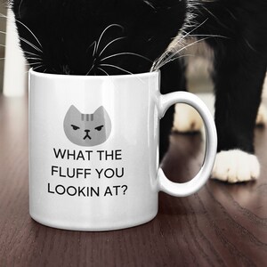 Funny Cat Mug, Swear Gifts, Cat Lover Gifts, Cat Lover Gift, Cat Lover, Cat Lovers, Cat Lover Mug, Cat Lovers Mug, Cat Lover Birthday Gift