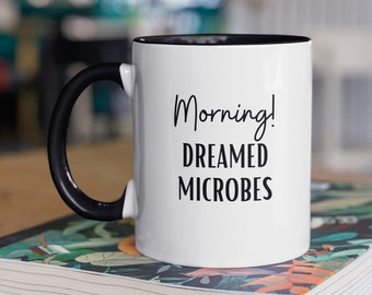 Bacteriology Gift, Microbiology Gifts, Bacteriologist Mug, Microbiologist Mugs, Microscope Gifts, Microbe Mugs, Biology Graduation Gift Mugs