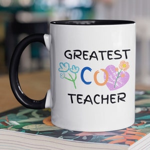 Funny CO Teacher Coffee Mug Gift, Great CO Teacher Tea Cup for Men and Women, Teacher Affirmation Mug, Awesome CO-Teachers, Thank You Cotech