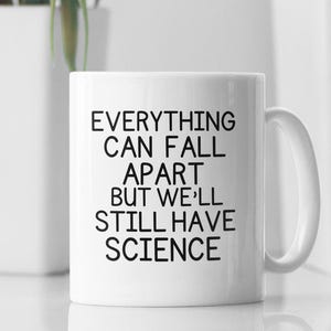 Science Teacher Coffee Mug, Chemistry Gift, Biology Tea Cup, Physics Grad, Research Lab, Lab Tech, Scientist Retirement, Ions, Data Analyst