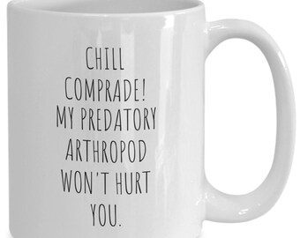 Funny Arthropodologist mug, Funny Centipede Mug, Biology teacher gift idea, Myriapodologist tea cup, Science geek coffee cup,  Science exper