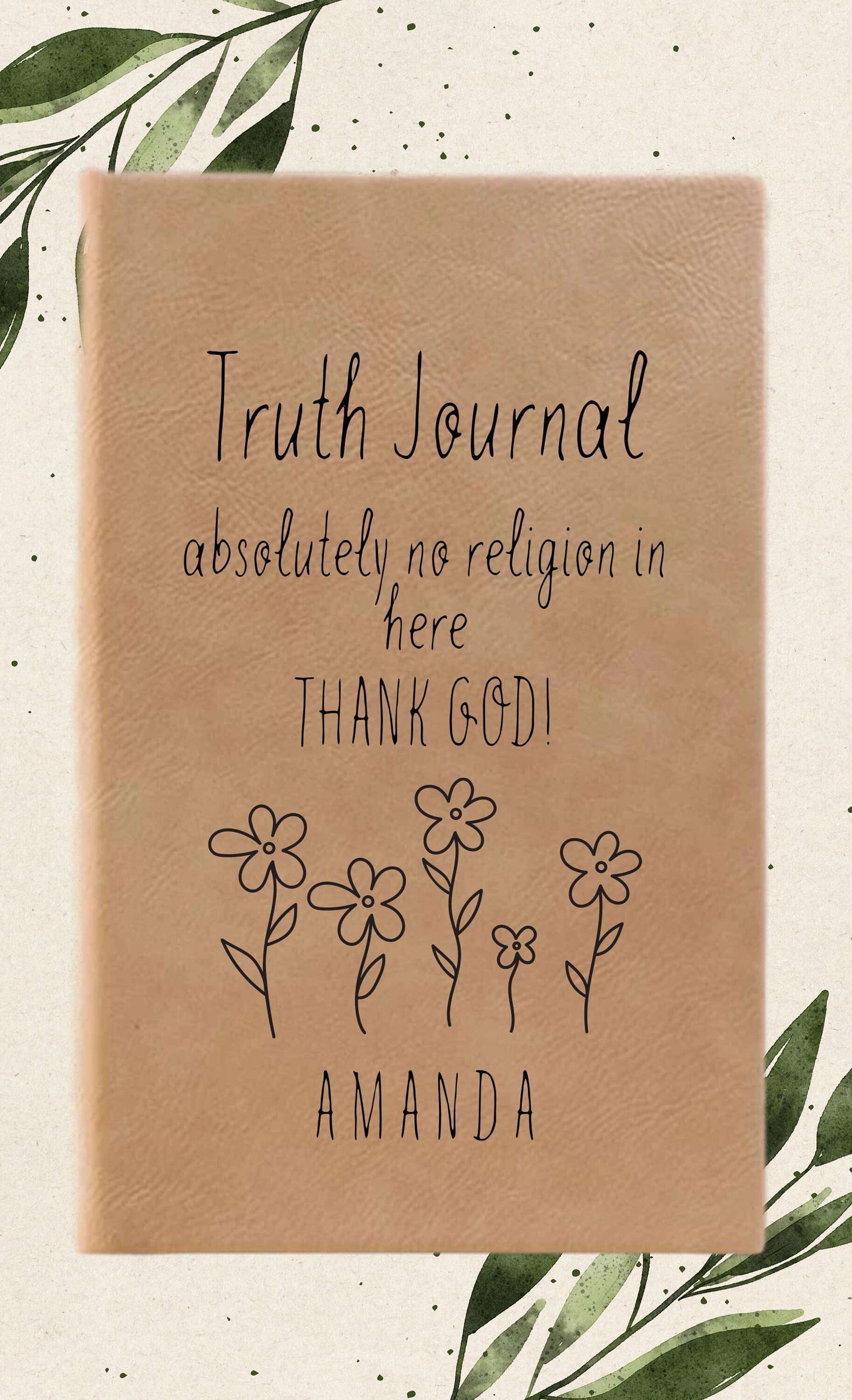 Truth Journal Personalized Truth Journal, Bible Study Journal, Faith Based Journal ...