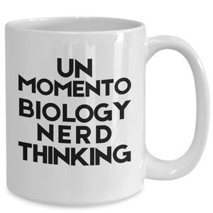 Biology Coffee Mug, Nerdy Gifts, Geek Gift, Microbiology Cups, Biomedical Mugs, Science Student, Citizen Scientist, Biologist Grad, Research